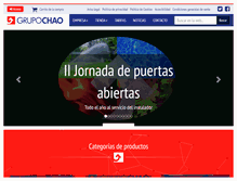 Tablet Screenshot of grupochao.com